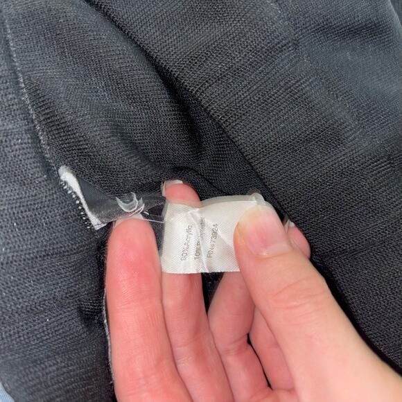 Ming Wang Black Knit Pull-On Tapered Pants - Size Small - Picture 11 of 12